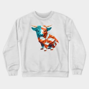 Fictional origami animal #18 Crewneck Sweatshirt